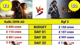 Kalki 2898 AD vs Kgf 2 movie day 32 collection| Kalki vs Kgf 2 collection| topalways