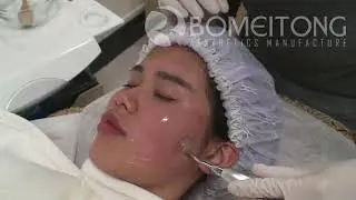 Bomeitong Portable Water Oxygen Jet Facial Machine GL3- operation video