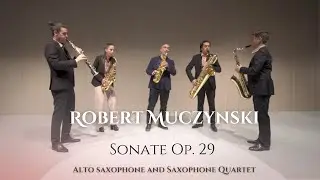 Robert Muczynski - Sonate Op.29: II movement (Allegro energico)  | Mariano García & Synthèse Quartet
