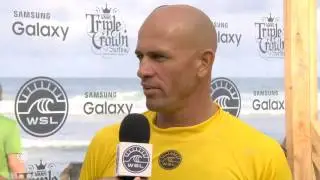 Kelly Slater's Post-Round Four Interview at the Hawaiian Pro
