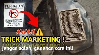 HEMAT BANYAK JIKA KALIAN TAU CARANYA ‼️cara membersihkan filter udara yang benar @0todidak_25