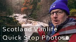 Vanlife Scotland part 2 - Quick Stop Landscape Photography UK Waterfall & Castles