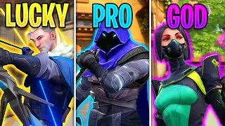 Valorant: LUCKY vs PRO vs GOD..!! - Best Outplays & 200IQ Tricks - Valorant Highlights Montage