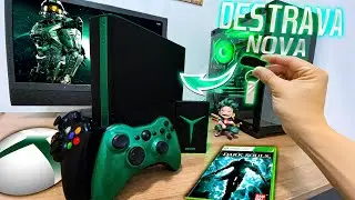 TUNEI meu XBOX 360 EM 2025 - DESTRAVA NOVA, PINTURA NOVA e MUITO JOGOS 😏