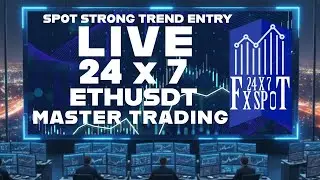 🔴 ETHEREUM LIVE 24/7 (ETHUSDT) &ndash; Institutional Order Flow & Market Analysis (15m Chart)