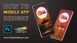 How to Make an App Design for Beginners 2022?  |  UI Design Process | Graphic Resort | Live Radio UI