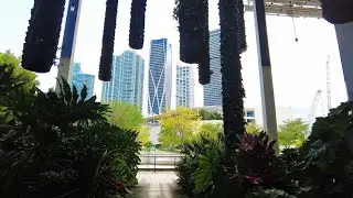 Disco & House set (DJ Johnny Johnson) Mix and 4K Walk by Miami Beach and Brickell Miami Downtown