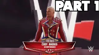 WWE 2K22 Universe Mode Gameplay Walkthrough Part 1 - Raw (No Commentary)
