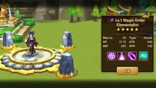 Summoners War Celestara (Dark Magic Order Elementalist / Dark Triss) Showcase/Damage test