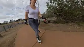 Morning roller blade with 360 camera - Nielsen Park to Kelly's Beach, Bargara