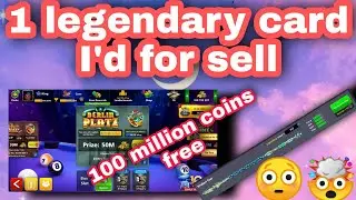1 legendary cue 100 million coins 120 level #8ballpool #legendary #coinfree