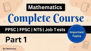 Free Math Lecture #1 | Ratio Basics + Past Papers Solved | PPSC/FPSC 2026 | Exam Booster#ppsc2026