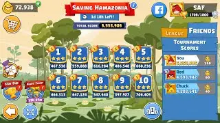 Angry Birds Friends. Saving Hamazonia (05.06.2025). All levels 3 stars. Passage from Sergey Fetisov