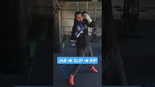 Jab, Slip & Rip! Easy Body Shot Combo for Beginners 🥊 #boxing #boxingtraining #boxingforbeginners