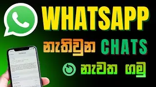 How to Backup WhatsApp Chat in Sinhala - 2026 (WhatsApp Chat Backup ගන්න හැටි)