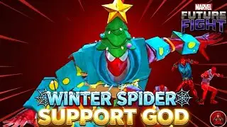 Spider 🕷️ Support Buy Or Skip Winter ❄️ Uniform In Marvel Future Fight #love2allmffhindi 