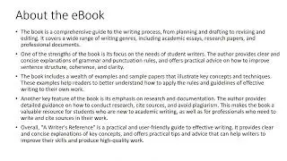 Download A Writer’s Reference 9th Edition by Diana Hacker PDF