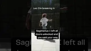 Leo and Sagittarius - Zodiac signs Shorts