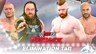 WWE 2K17 Bray Wyatt Randy Orton vs Sheamus Cesaro | Elimination Tag Team Match PS4 Gameplay