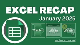 Обзор Excel за январь 2025 г. ‼️ #excel