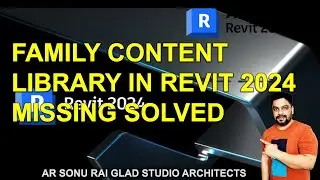 MISSING FAMILY CONTENT LIBRARY IN REVIT  SOLVED #revit