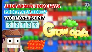 Profit Jadi Admin Toko Lava,Growtopia