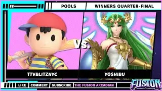 Fusion Arcadian 12 - Бассейны - ttvBlitzNYC (Ness) VS Yoshibu (Palutena) - SSBU