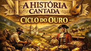 Ciclo do Ouro #HistoriaCantada #HistoriaDoBrasil #ENEM #Vestibular #Educacao #AprenderHistoria #Aula