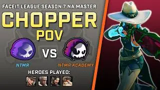[ Chopper ] Dicing them up on Hitscan | NTMR vs NTMR Academy | Faceit League Season 7 NA Master