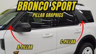 How To Install Your Bronco Sport Topography Pillar Graphics | From Underground Graphics