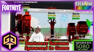 Fortnite Steal the Brainrot Darkness Garama Spawn in Game & Details on Brainrot Machine New Update