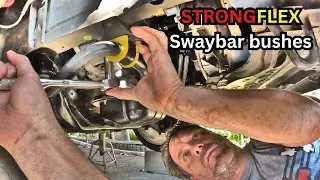 Установка втулки переднего стабилизатора поперечной устойчивости StrongFlex на мою Toyota Altezza