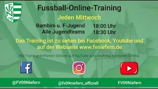 FV 09 Niefern FUSSBALL Online Training - JUGEND