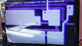 Laser machine through PT panel repair LED panel