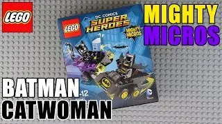 LEGO Mighty MicroS: Batman vs Catwoman [Set #76061] - Stop Motion Speed Built