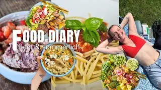 buntes FOOD DIARY: sommerliche & frische Mahlzeiten🌞 | ausgewogen & ohne Verzicht