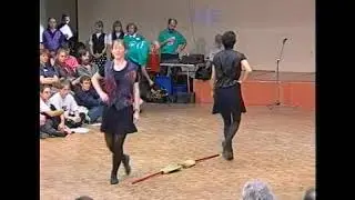 Broom dance Shuttlers clog  1997 Performance