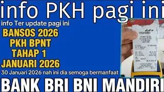 PKH HARI INI, TER UPDATE PAGI INI 30 JANUARI 2025 PKH BPNT TAHAP 1 NAH INI DIA SEMOGA BERMANFAAT