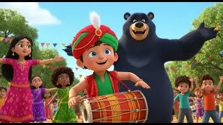 कालू मदारी आया 🐻🥁 | Kalu Madari Aaya 🎵 | Fun Rhymes 🎶 Baby Poems 👶 Hindi Songs 🎤 | Star Rhymes 🌟 29