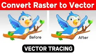 Vector Tracing in Urdu-Hindi | Convert Raster Images to Vector