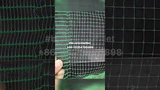 Plastic Bi oriented Net machine,deer net, climbing net, stretched mesh making machine #plasticnet