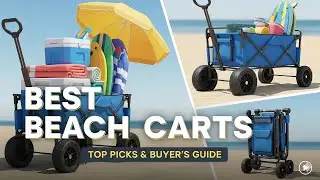 TOP 5 Best Beach Carts 2026 | Heavy load beach cart