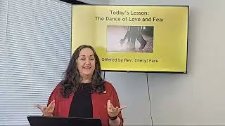 Rev Cheryl Fare  The Dance of Love and Fear