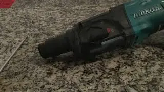 bot&atilde;o de mudan&ccedil;a para martelete com defeito.