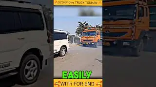 ||Mahindra Scorpio vs truck tochan mukabala #scorpio vs #truck #shorts