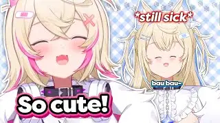 Sick Fuwawa comes to Mococo's solo stream and it's so cute (+ announcement)