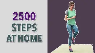2500 Steps At Home: Low Impact Walking Exercise