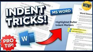 Page Indent Super Tricks in MS Word