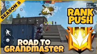 FREE FIRE SEASON 8 RANK PUSH TO GRANDMASTER - Highlights