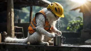 The Brave Cat Who Made the Impossible Possible | #HardworkingCat #catlovers  #InspiringStories #cat